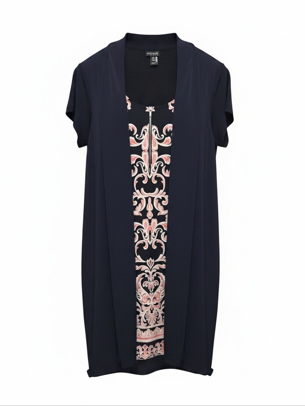 Enfocus Studio Dress Navy Women Buisiness, Layered, Whimsical, Cocktail.
